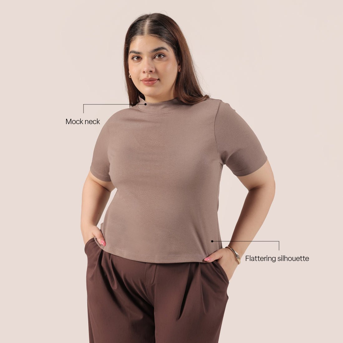 Cotton Pro High Neck Top - BlissClub