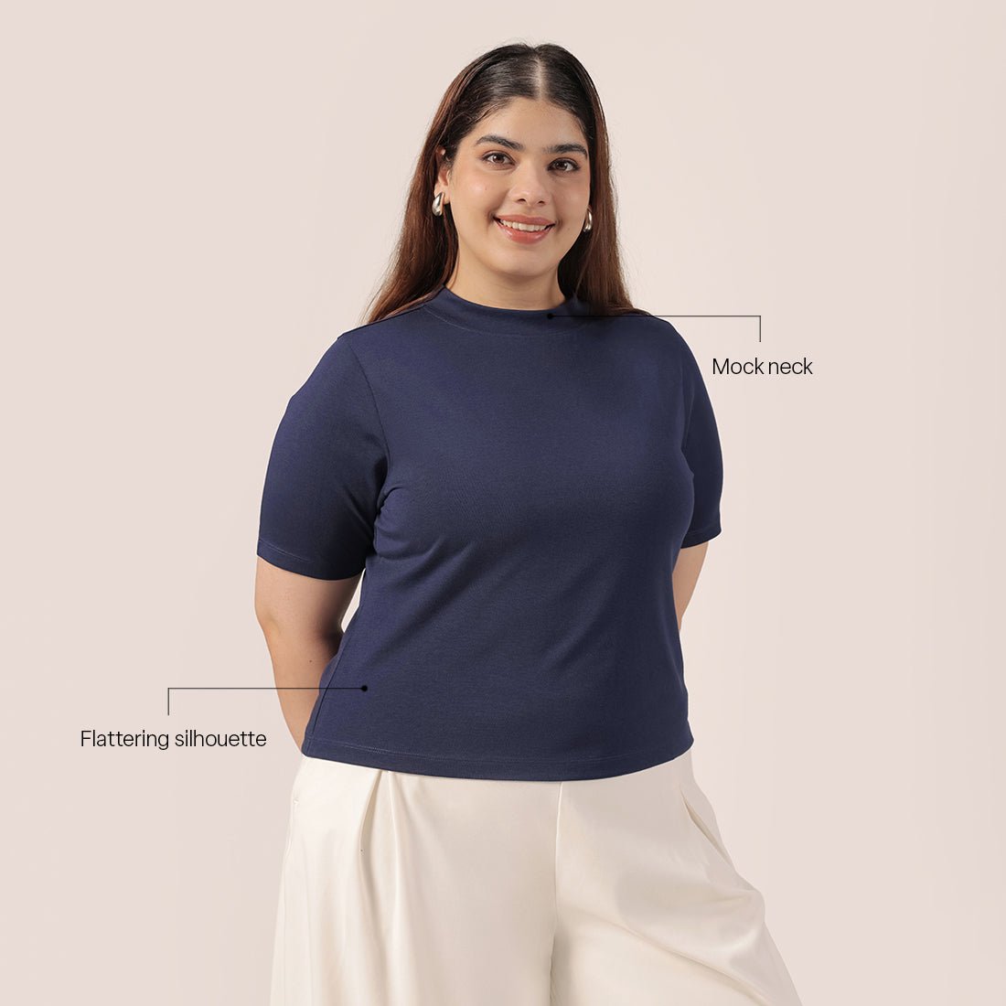 Cotton Pro High Neck Top - BlissClub