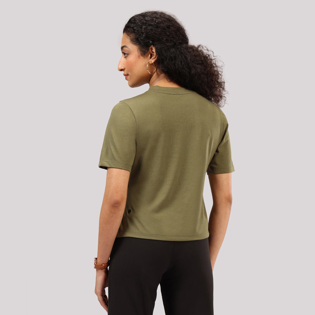 Cotton Pro High Neck Top - BlissClub