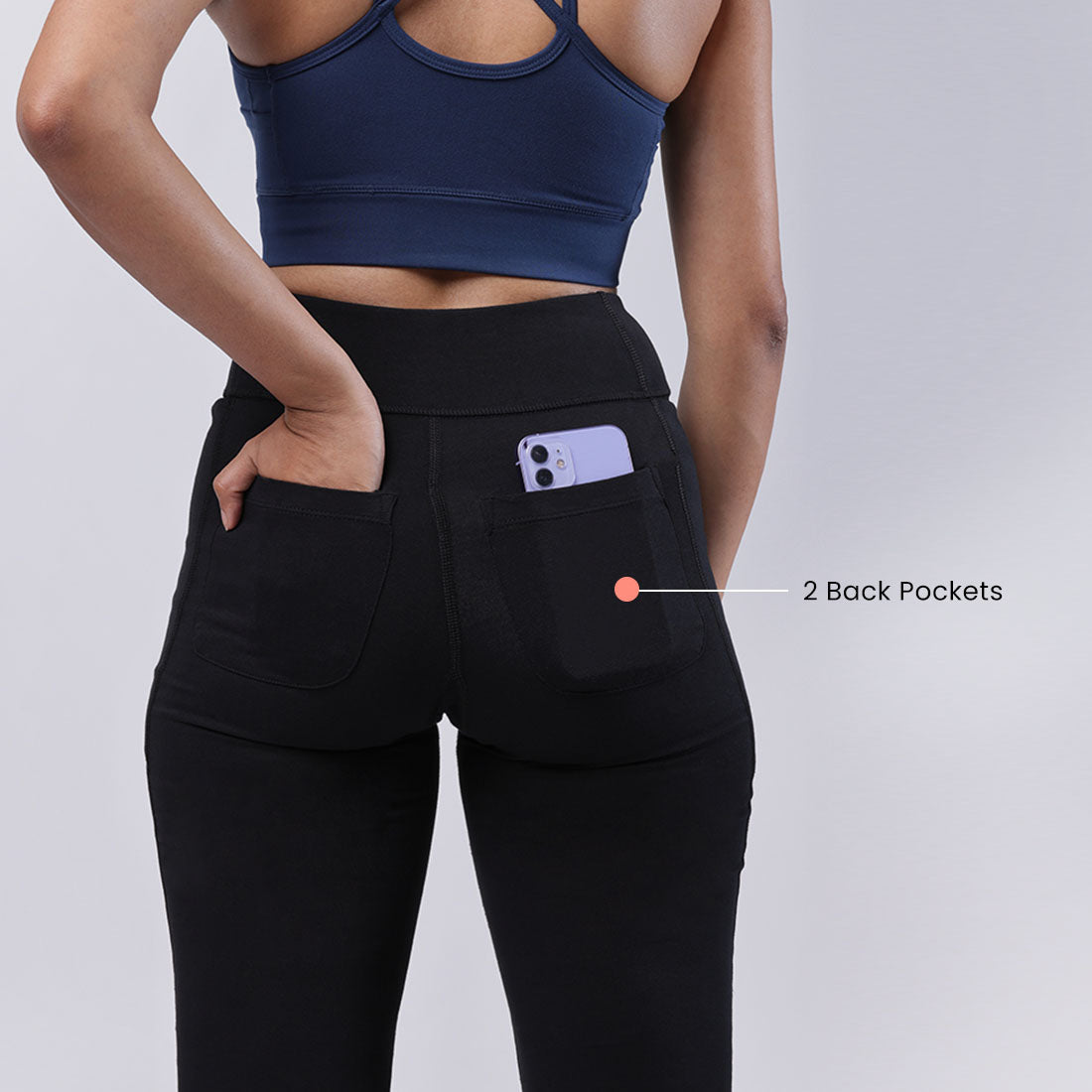  2 Back Pockets,Extra Tall Womens Bootcut Yoga Pants