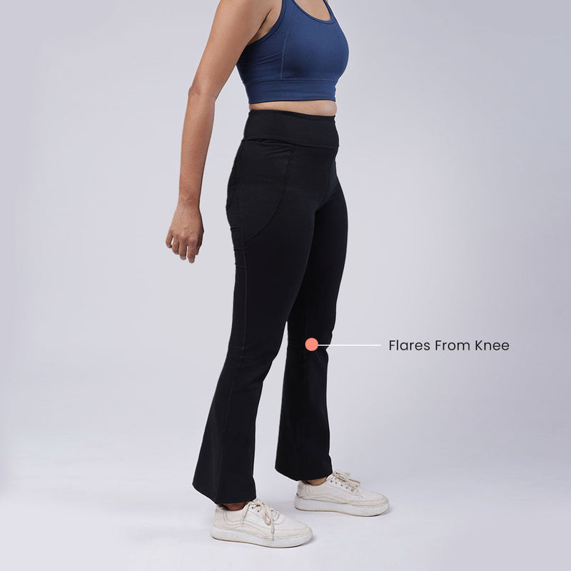 Groove-In Cotton Flare Pants - Tall