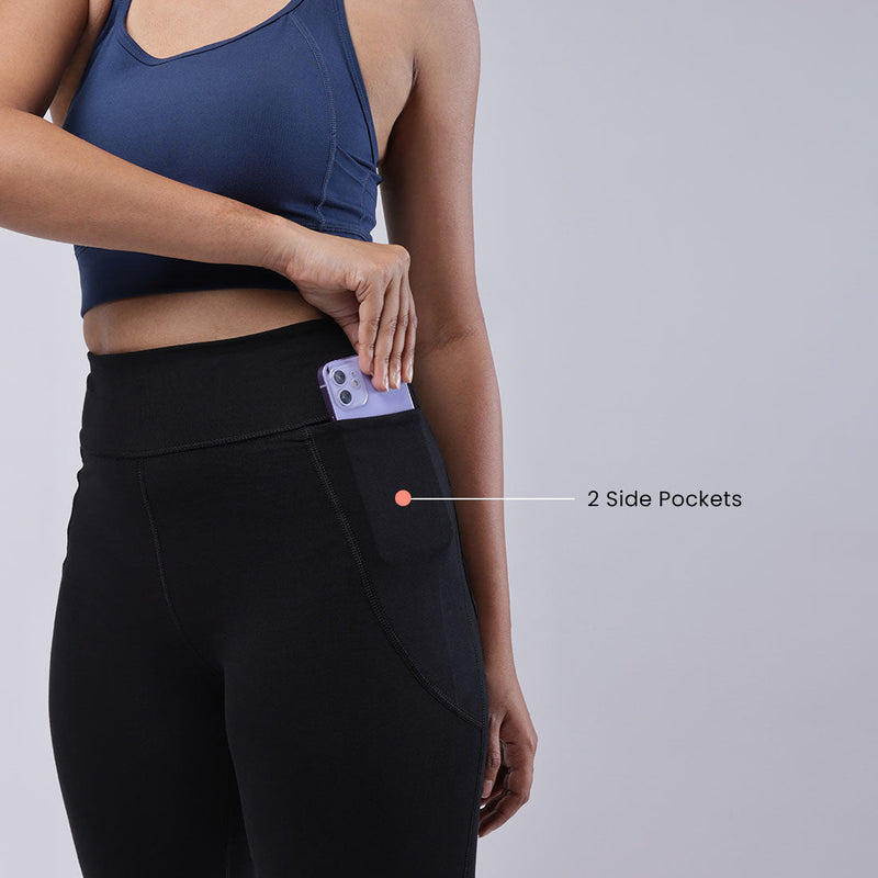 Groove-In Cotton Flare Pants - Tall