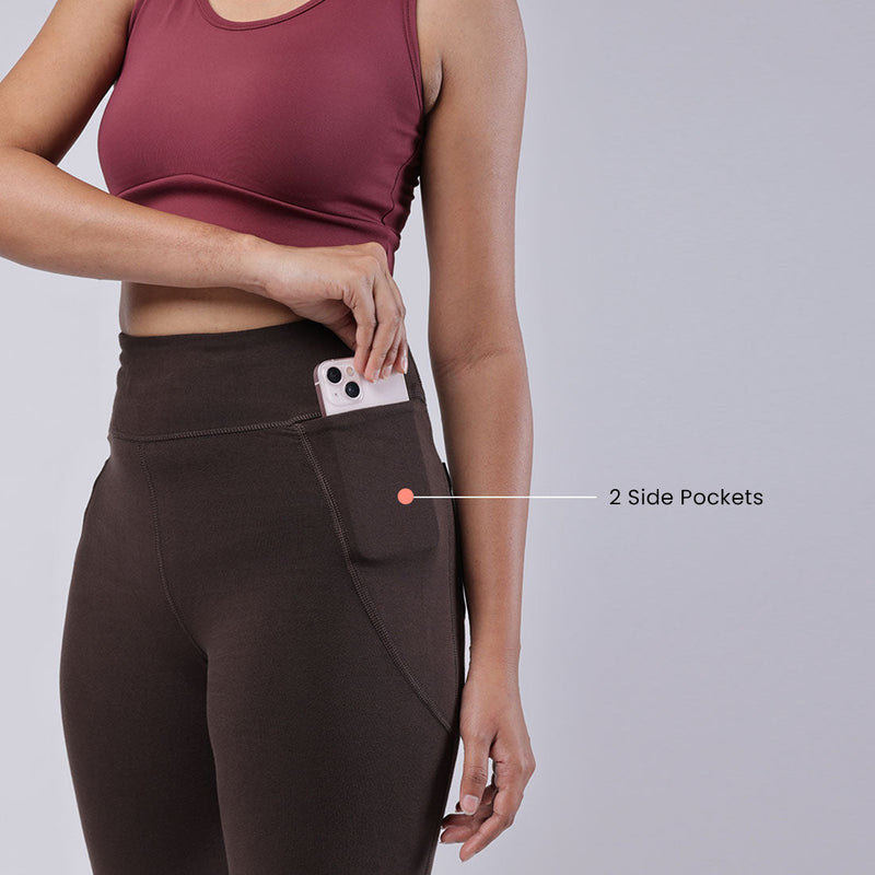 Groove-In Cotton Flare Pants - Tall