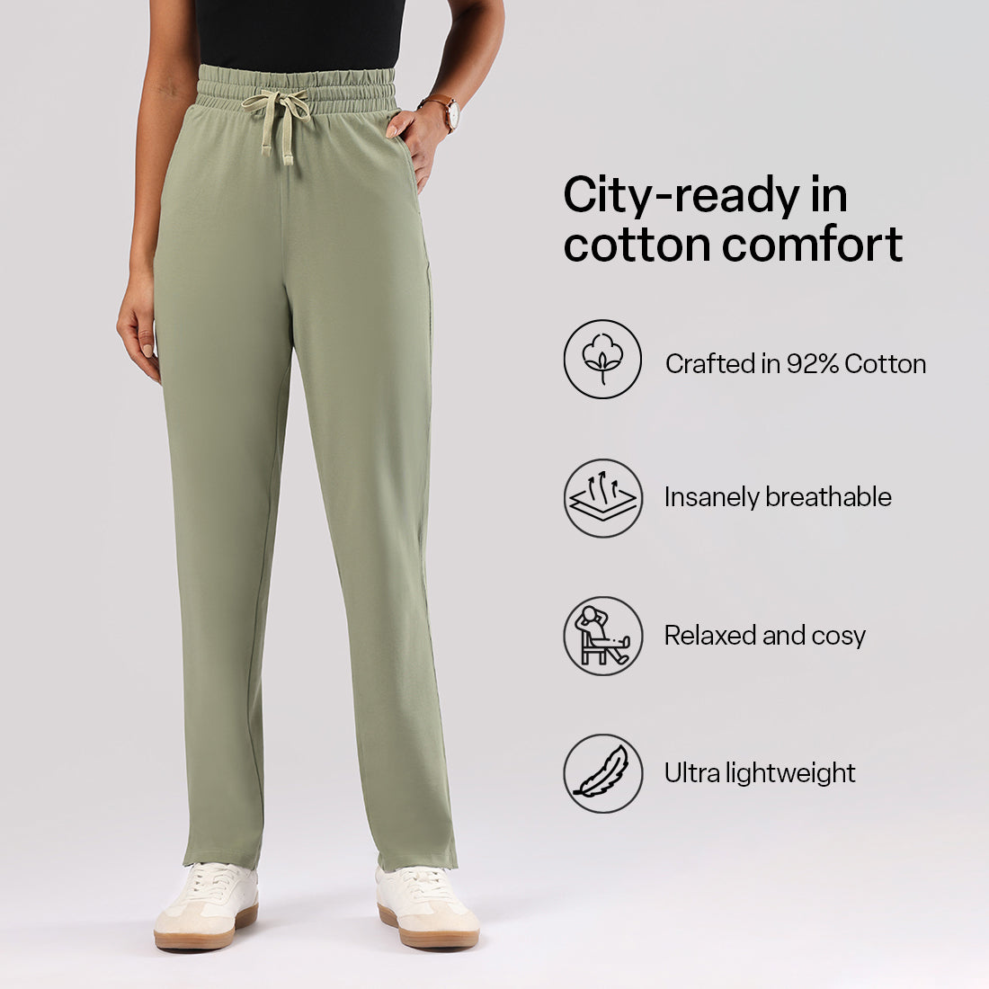 Groove-in Cotton Joggers