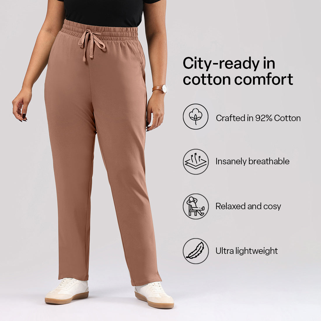 Groove-in Cotton Joggers