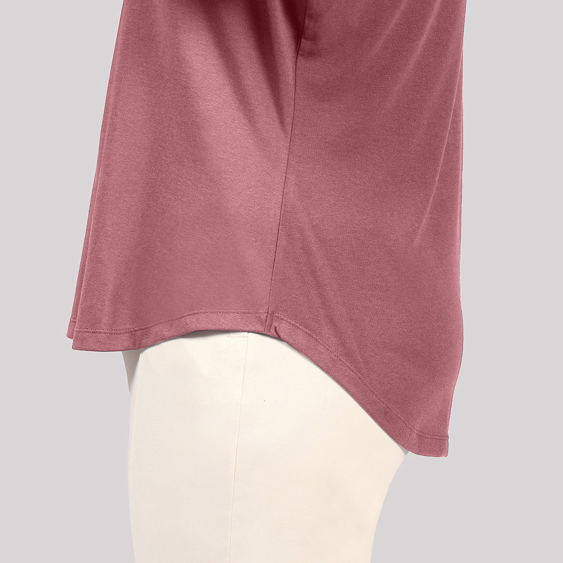 Cotton Pro Curved Hem Tee