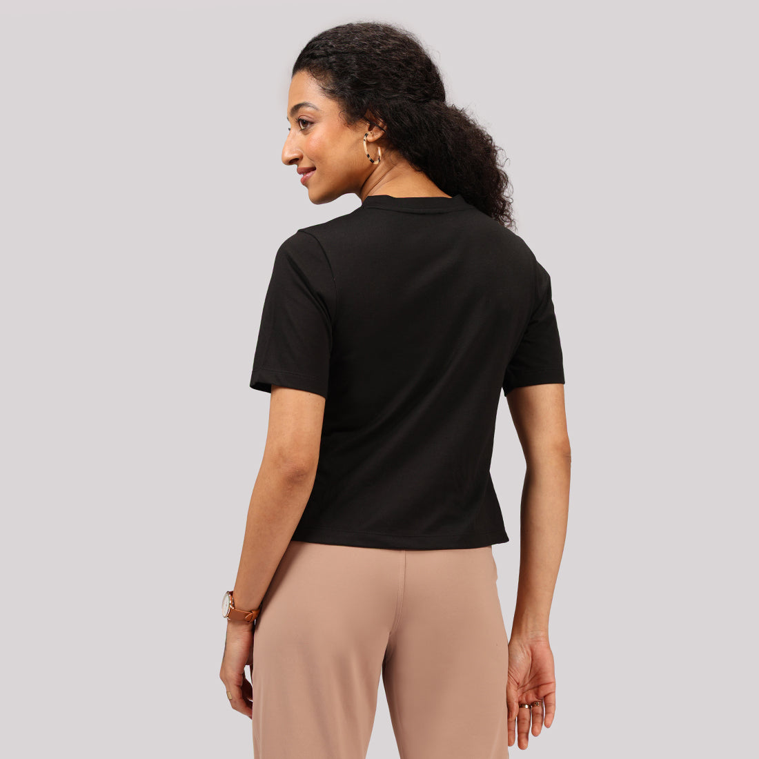 Cotton Pro High Neck Top