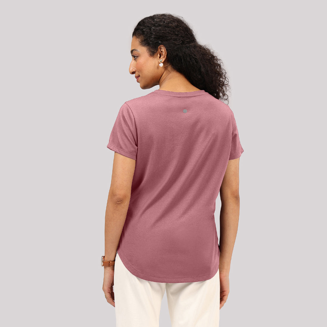 Cotton Pro Curved Hem Tee