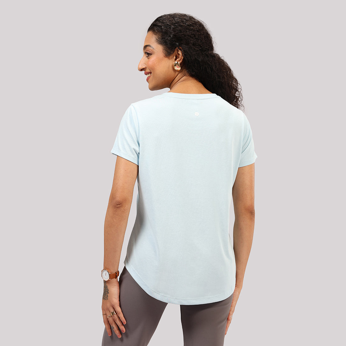 Cotton Pro Curved Hem Tee