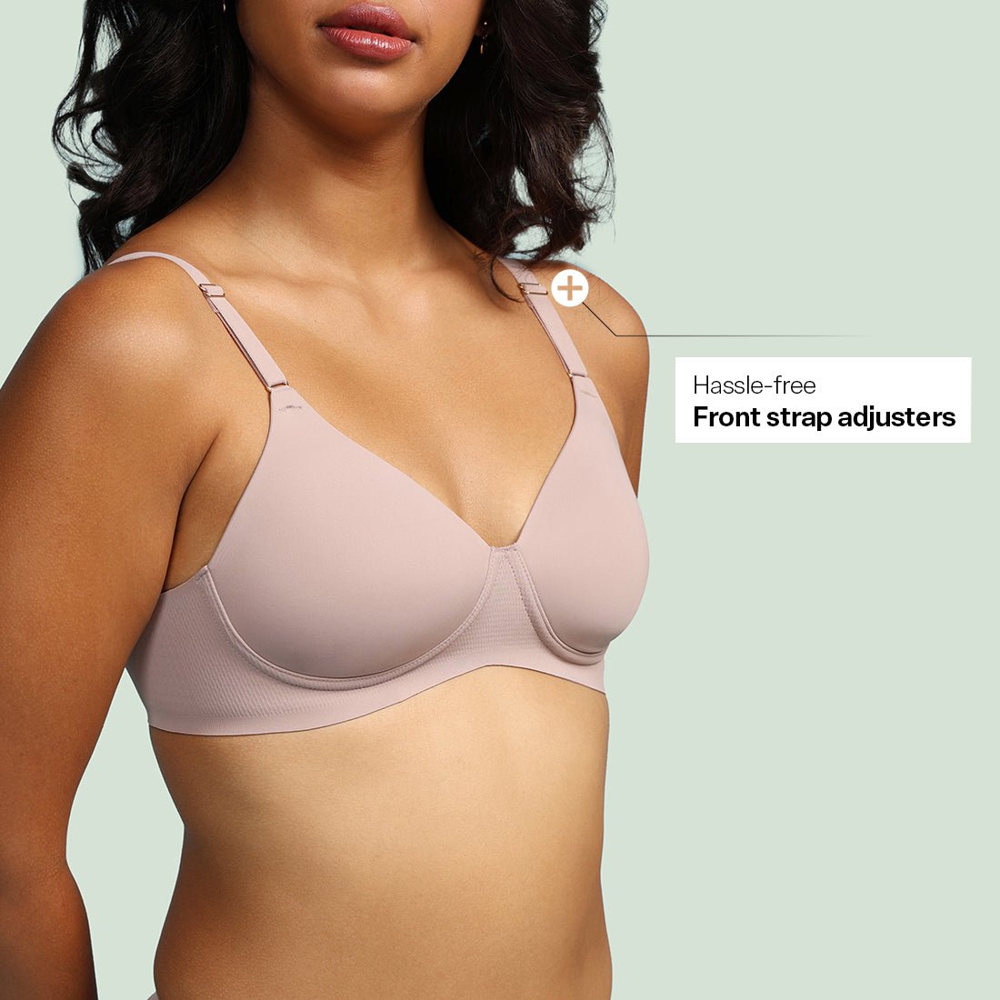 FreeDame Tri-Zone Wire-Free T-Shirt Bra - BlissClub