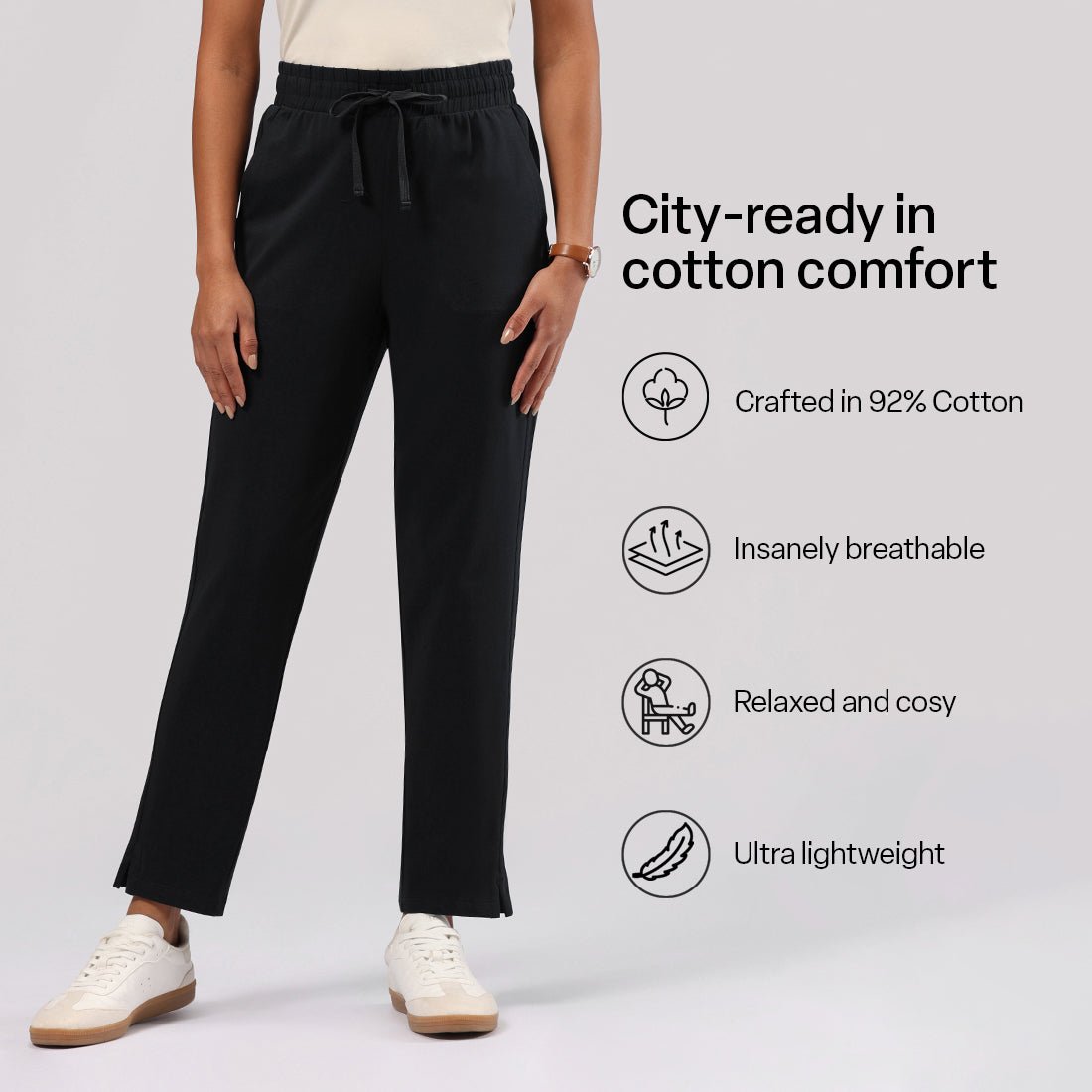 Groove-in Cotton Joggers - BlissClub