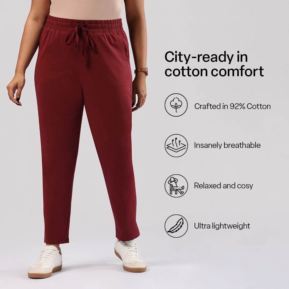 Groove-in Cotton Joggers - BlissClub