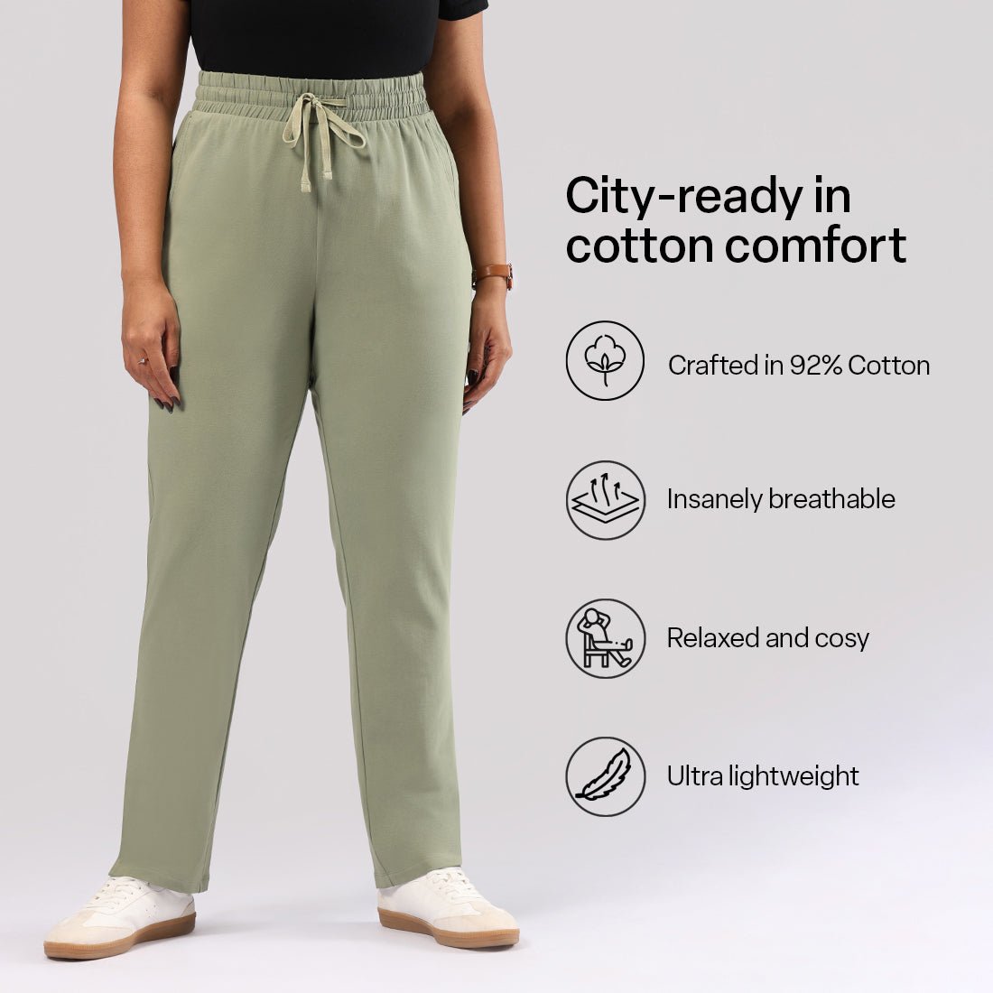 Groove-in Cotton Joggers - BlissClub
