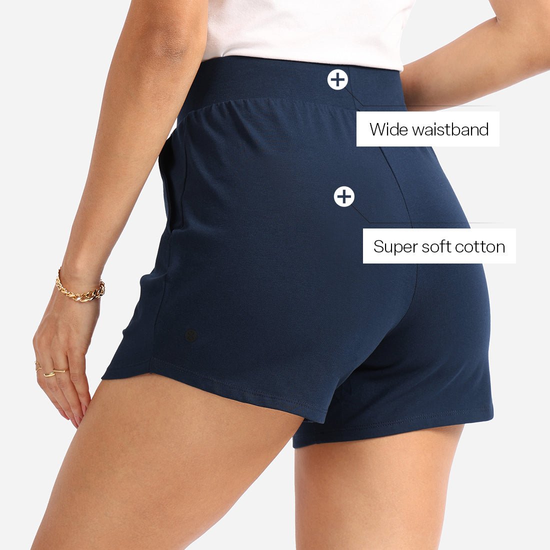 Groove-in Cotton Shorts - BlissClub