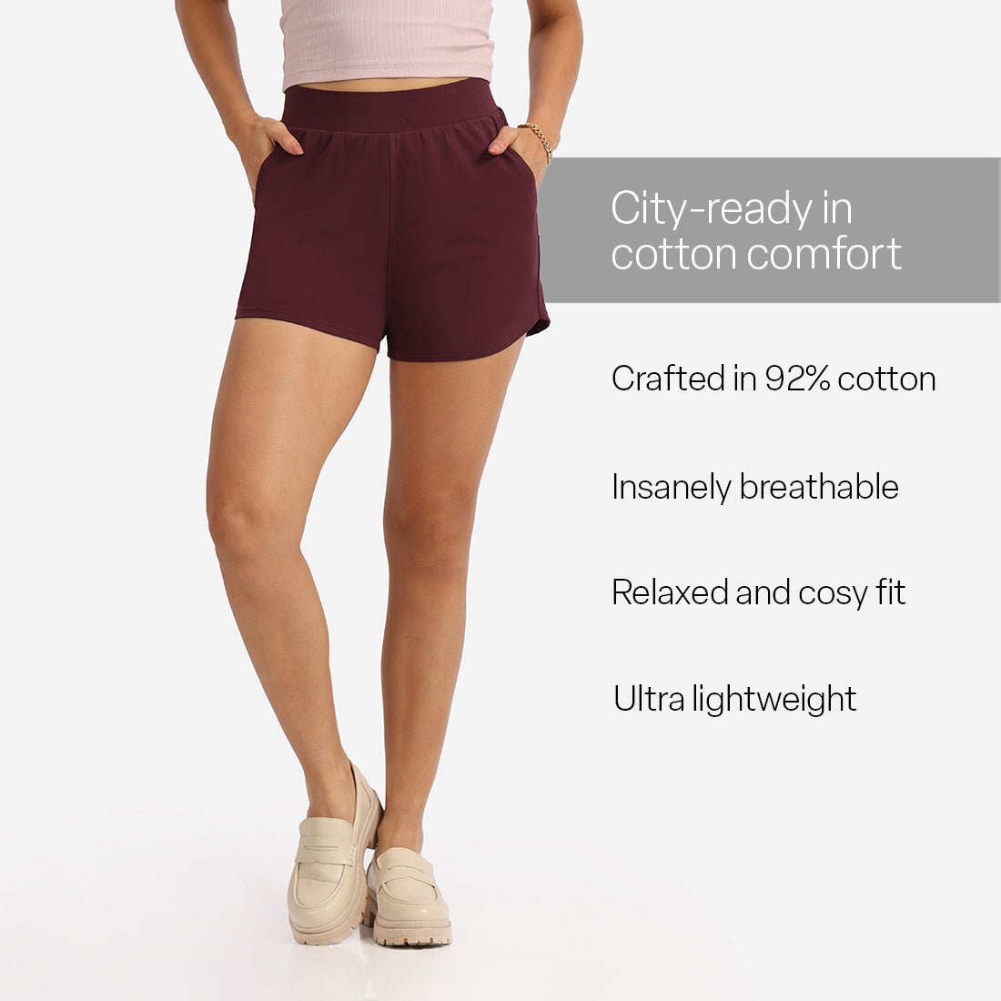 Groove-in Cotton Shorts - BlissClub