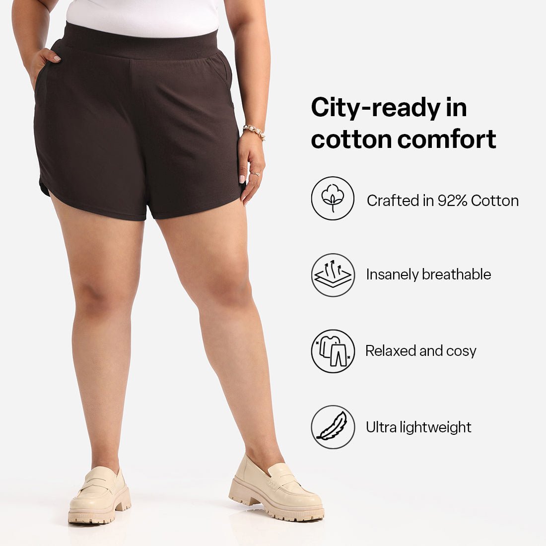 Groove-in Cotton Shorts - BlissClub