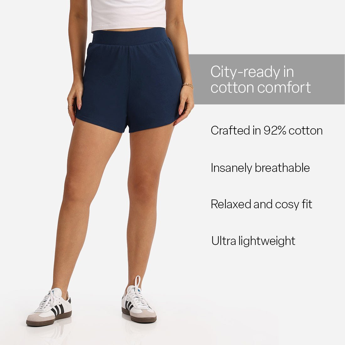 Groove-in Cotton Shorts - BlissClub