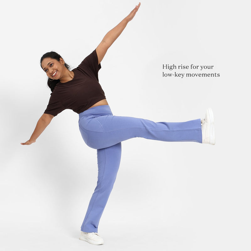 Groove-In Cotton Flare Pants - Tall