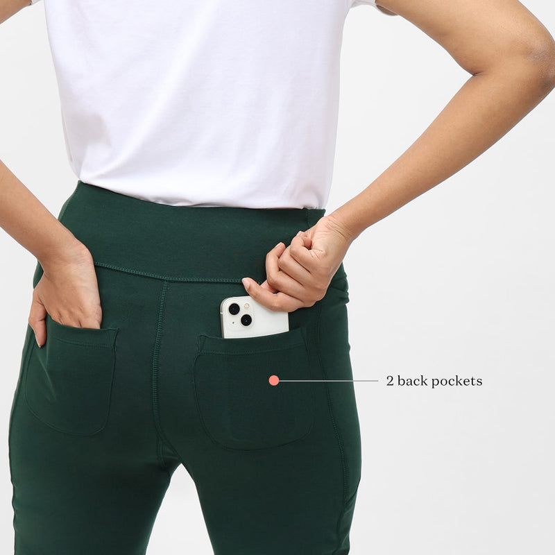 Groove-In Cotton Flare Pants - Tall