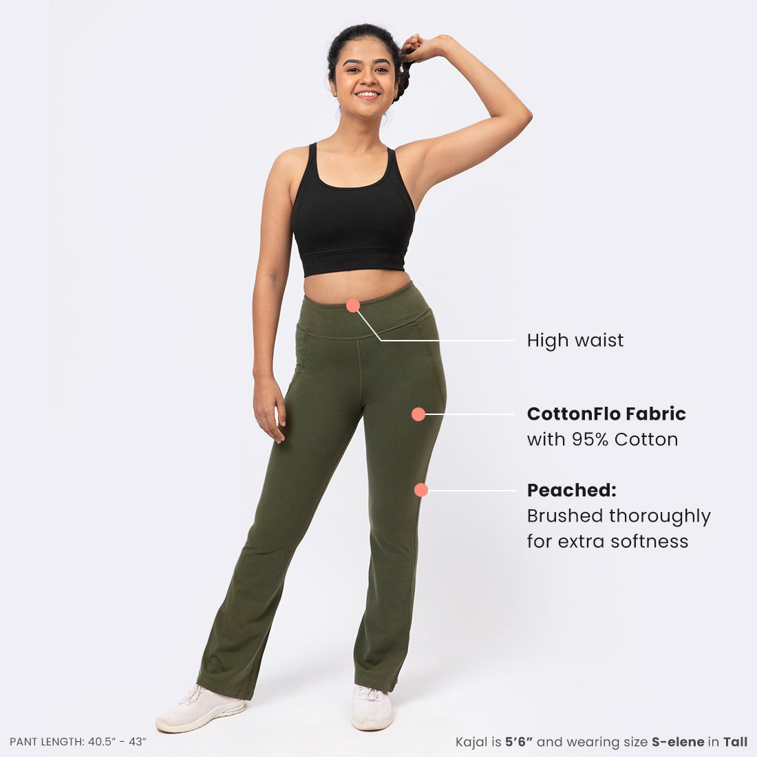 The Groove-In Cotton Flare Pants