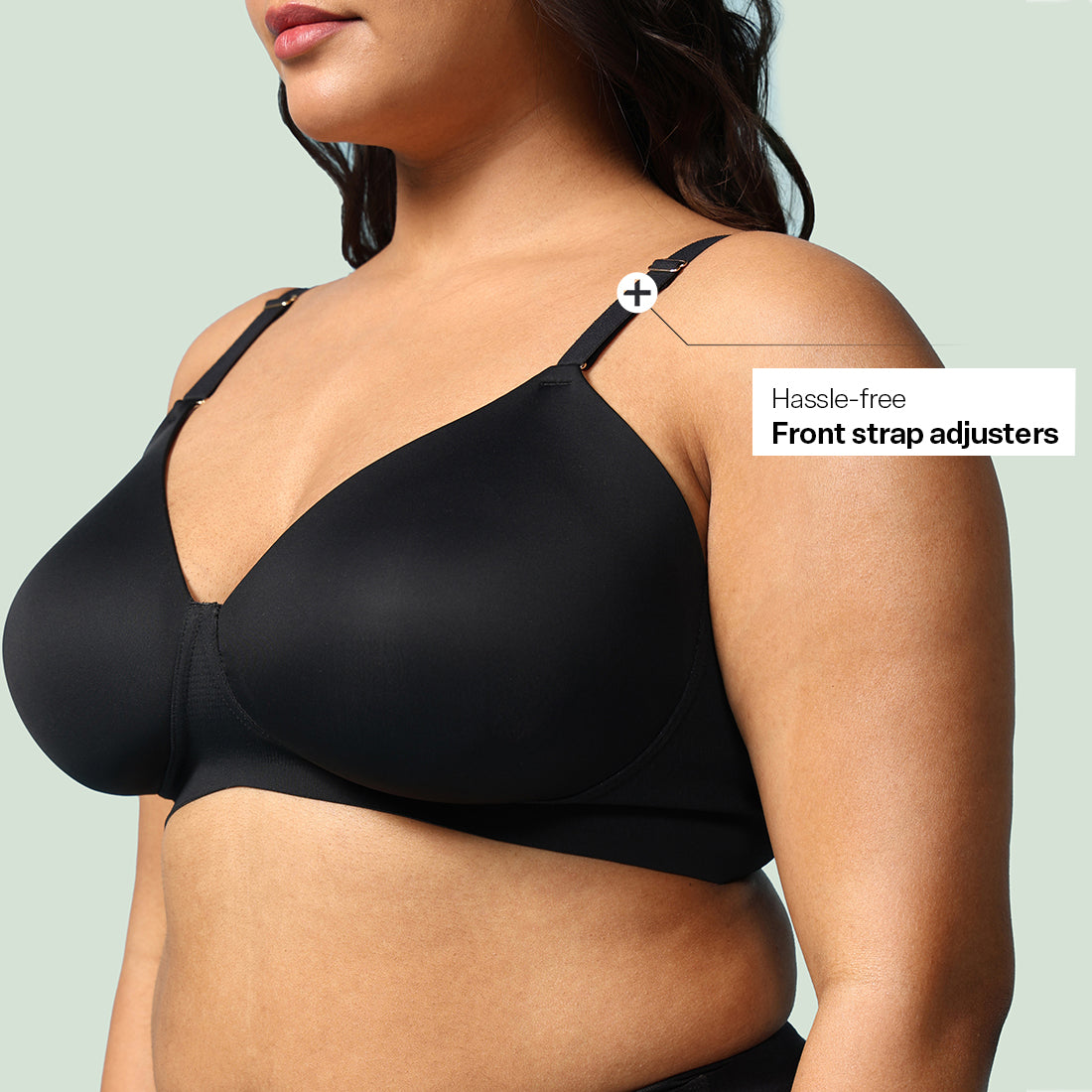 FreeDame Tri-Zone Wire-Free T-Shirt Bra