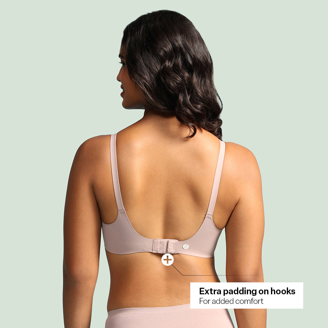 FreeDame Tri-Zone Wire-Free T-Shirt Bra