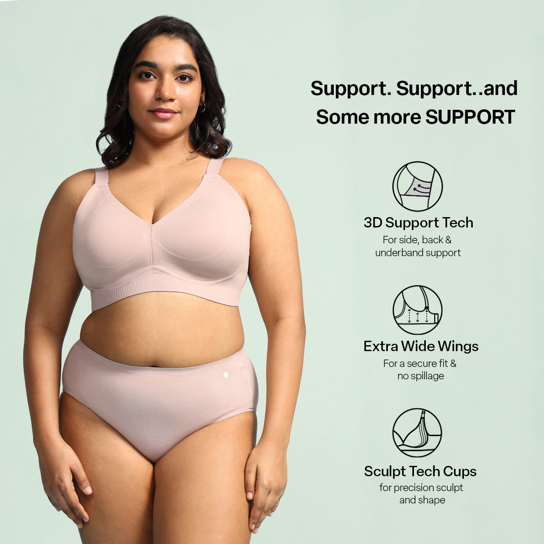 FreeDame 360° Support Bra