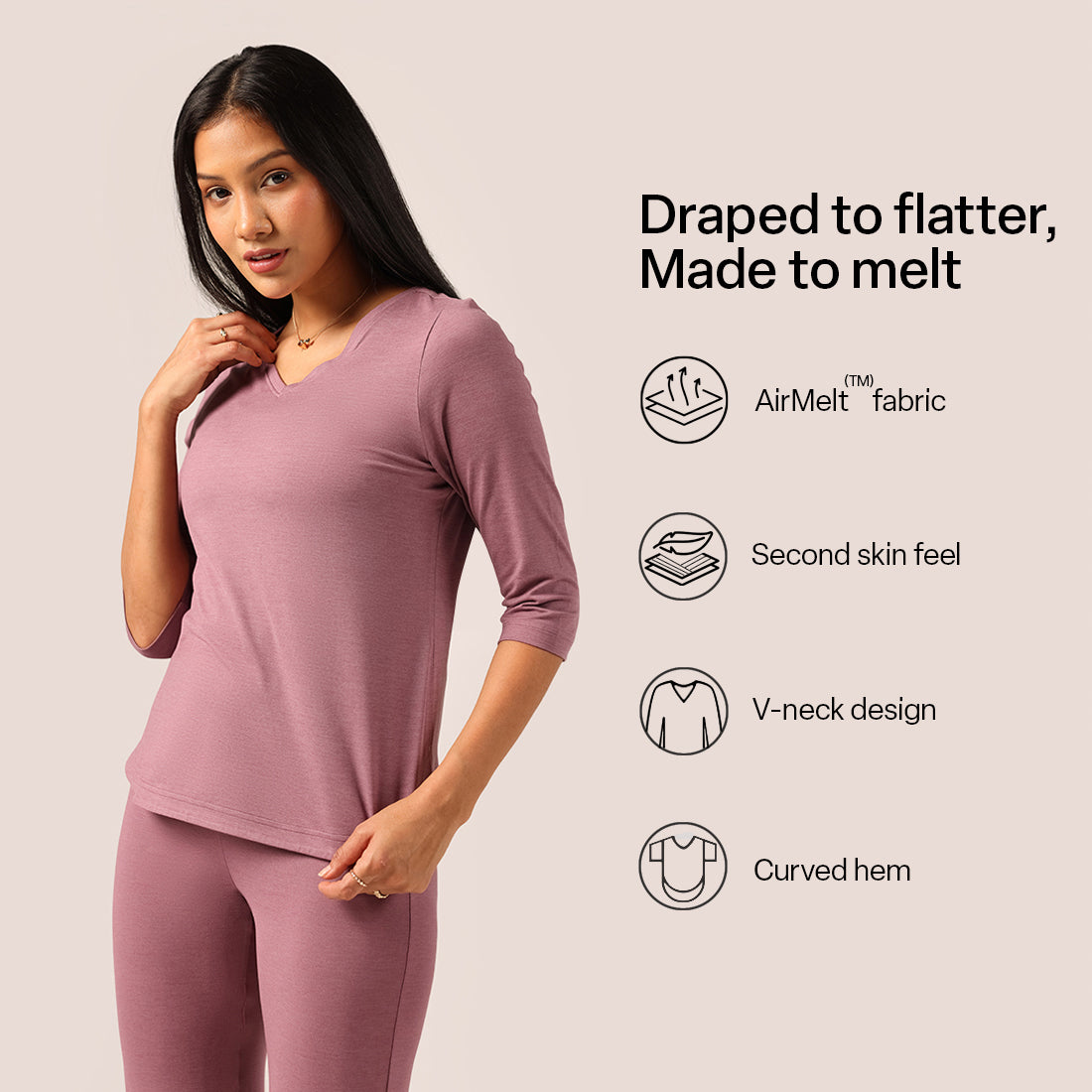 AirMelt ™ Apple Hem Tee