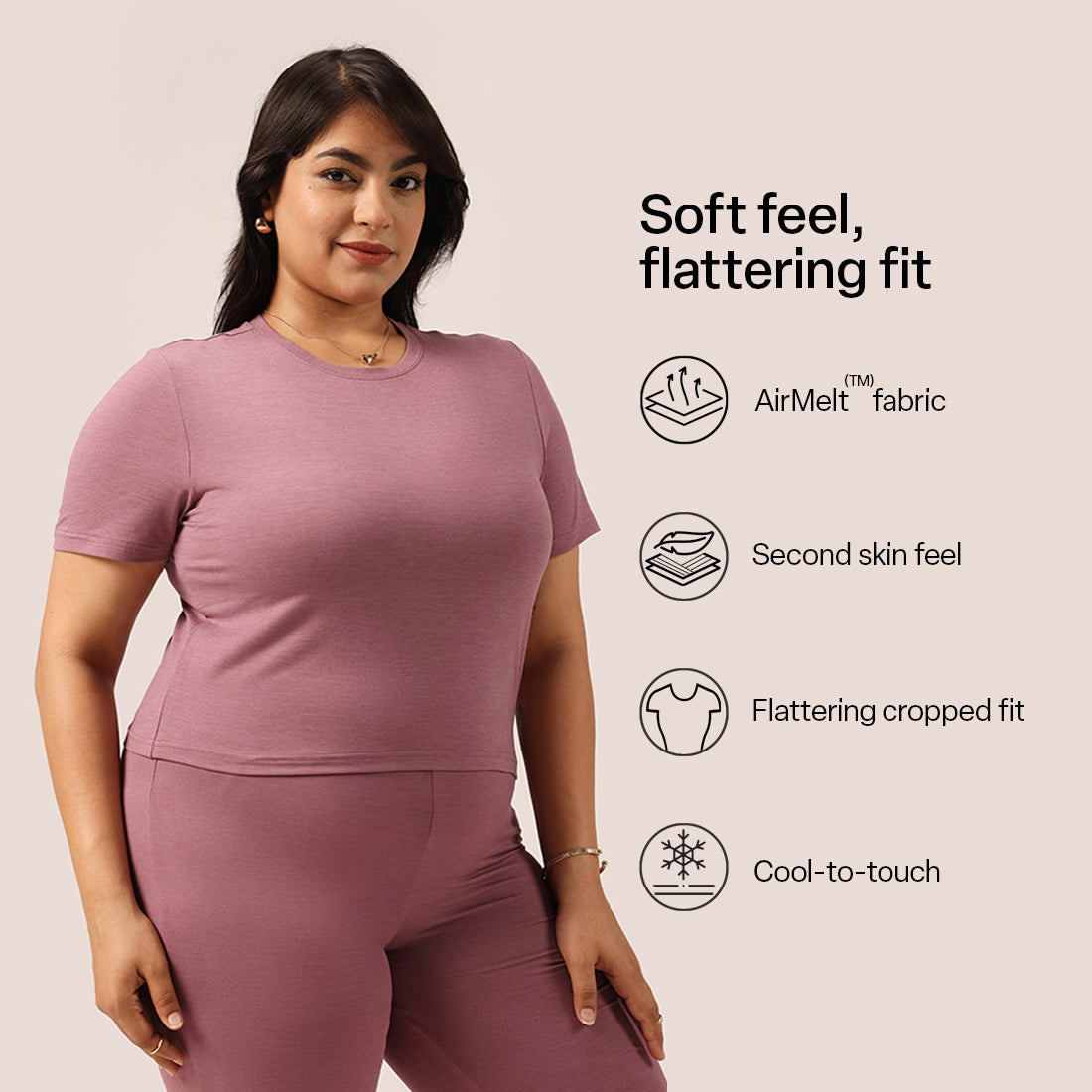 AirMelt™ Crop Tee