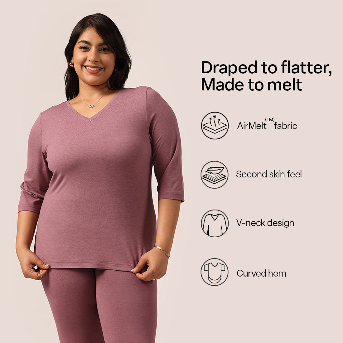 AirMelt ™ Apple Hem Tee