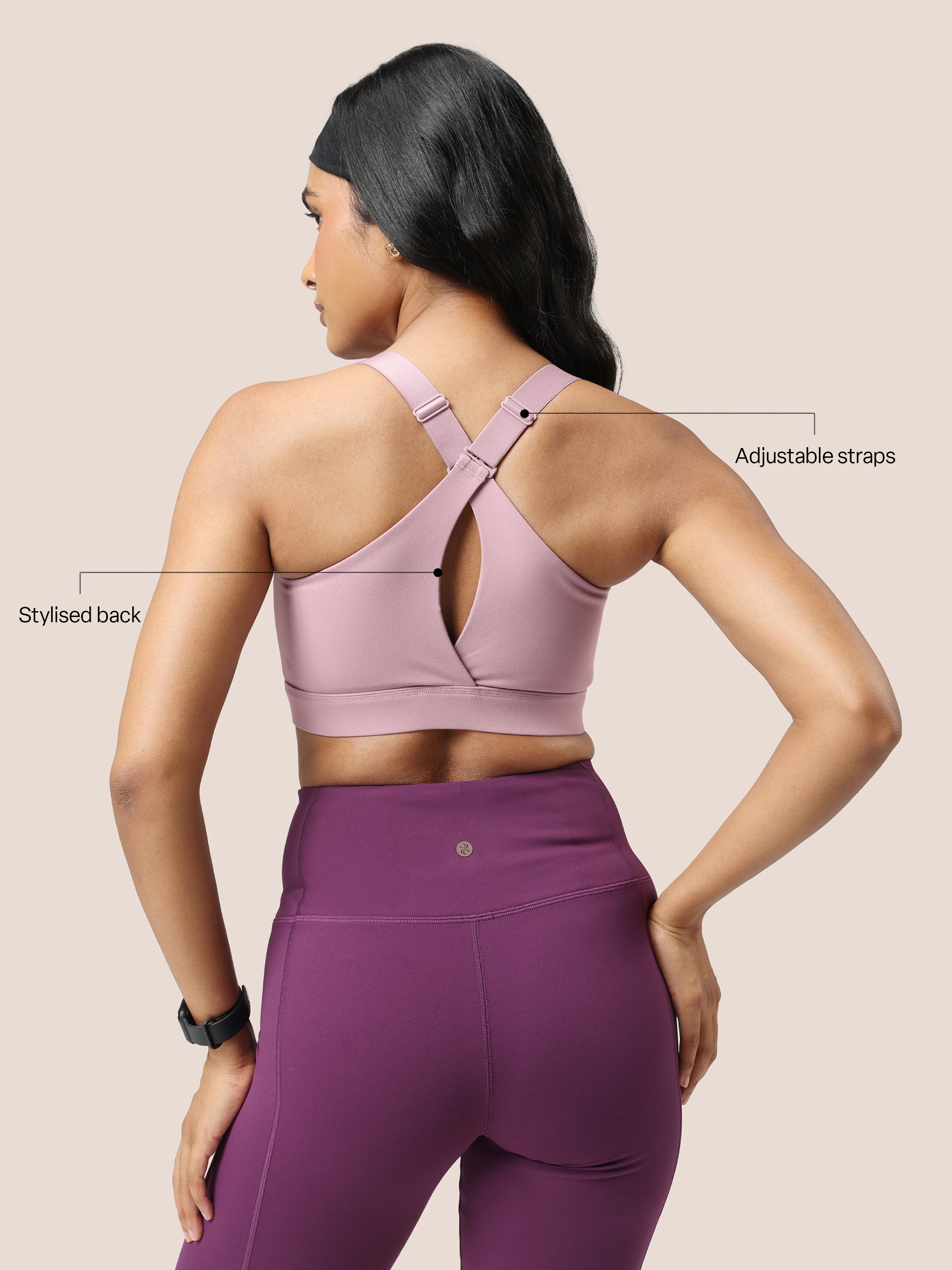 Zip-Up Sports Bra