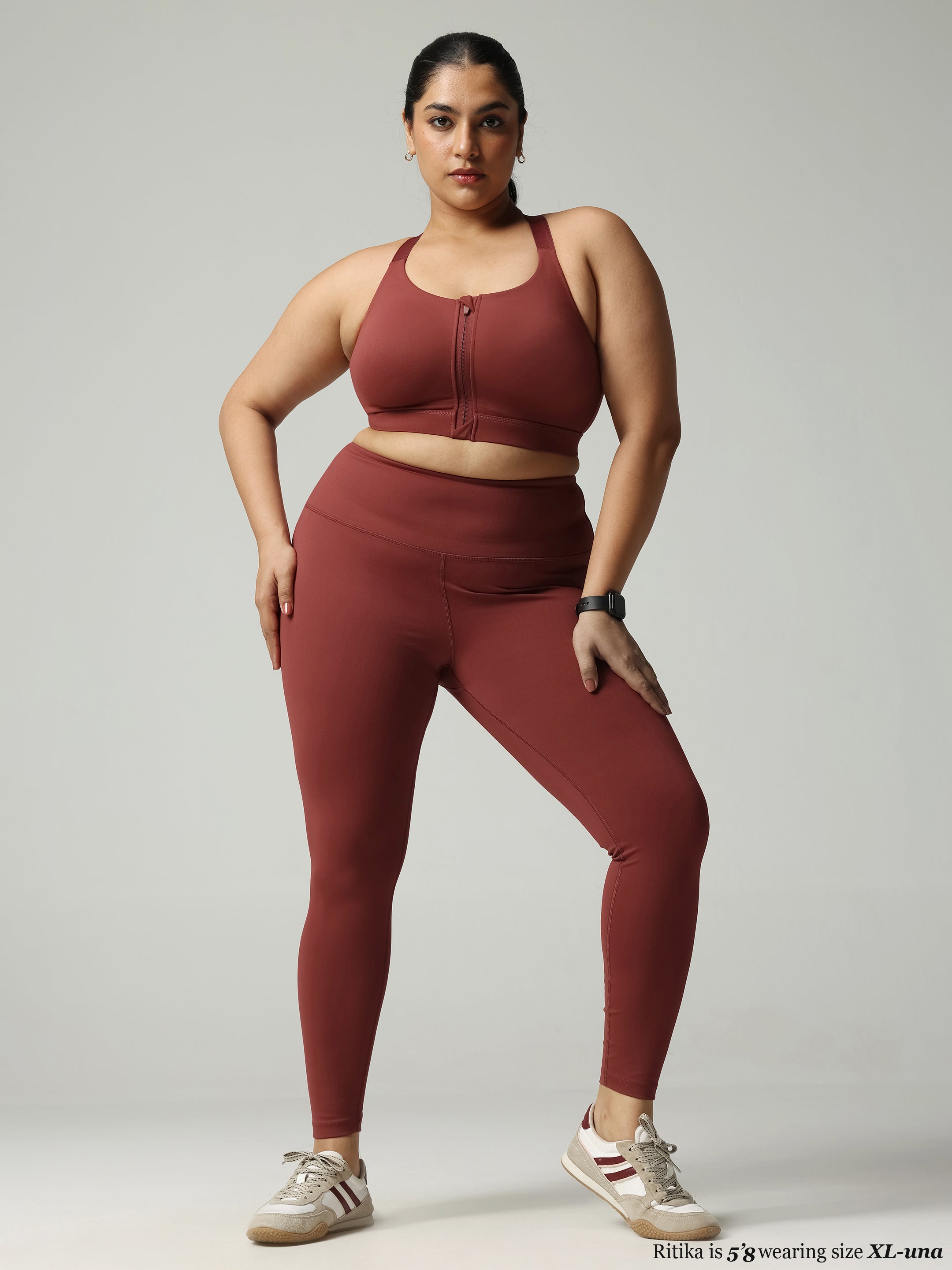 Zip-Up Sports Bra