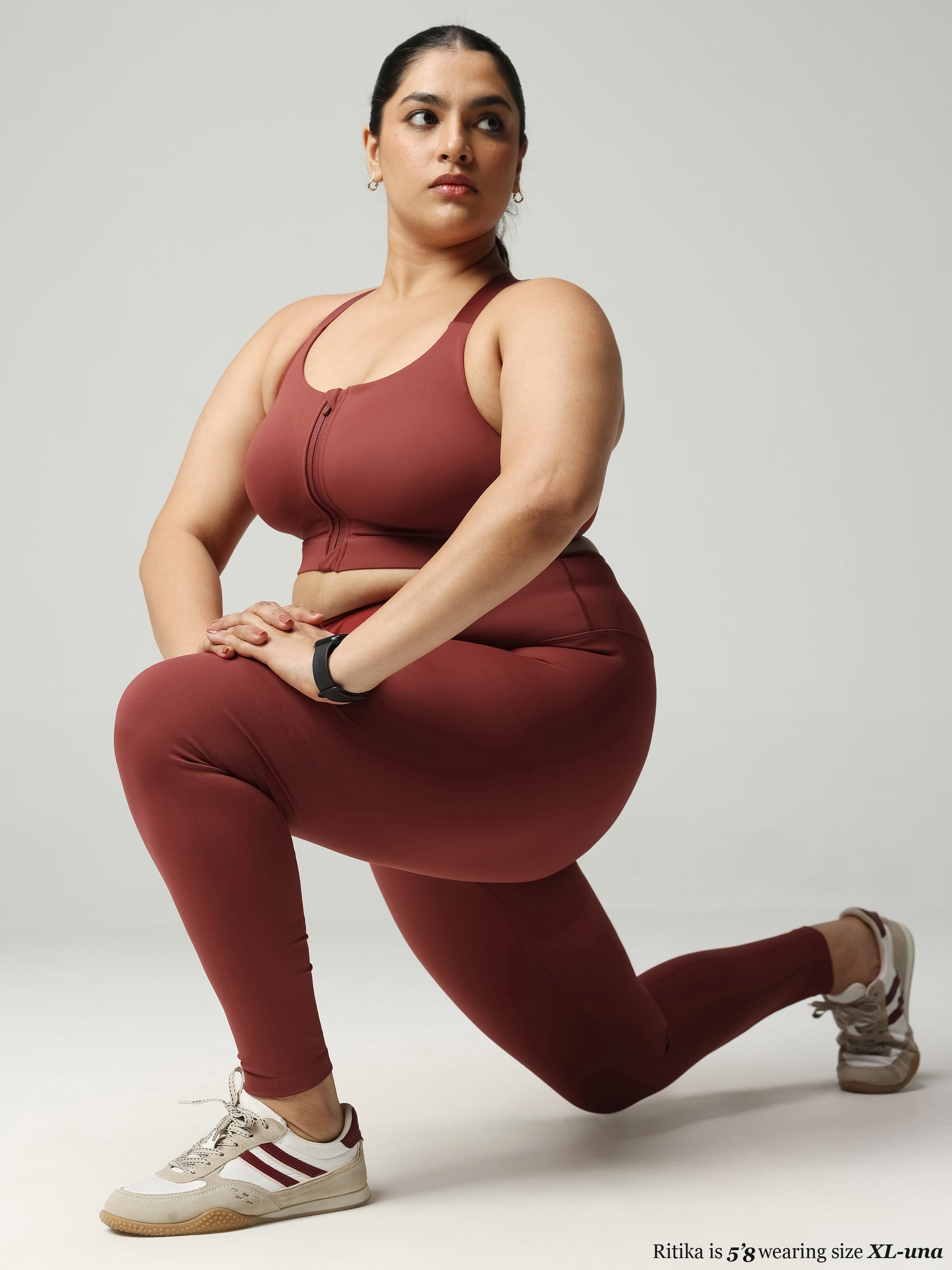 Zip-Up Sports Bra