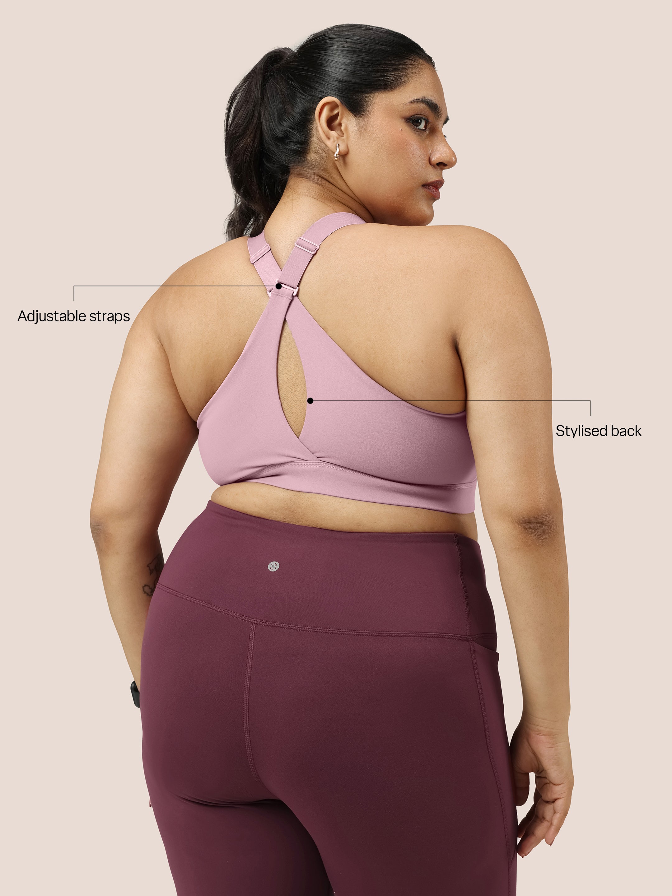 Zip-Up Sports Bra