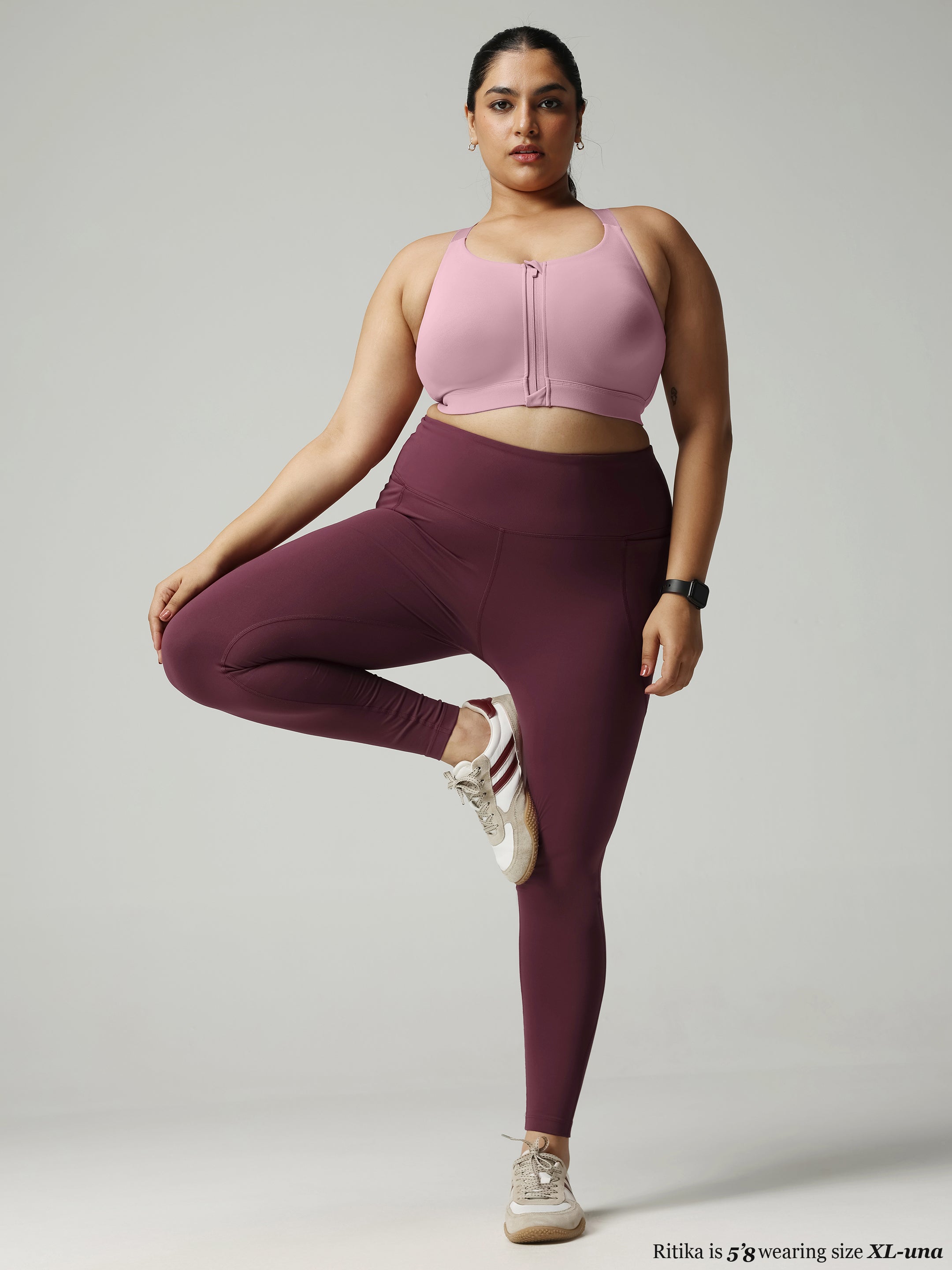 Zip-Up Sports Bra