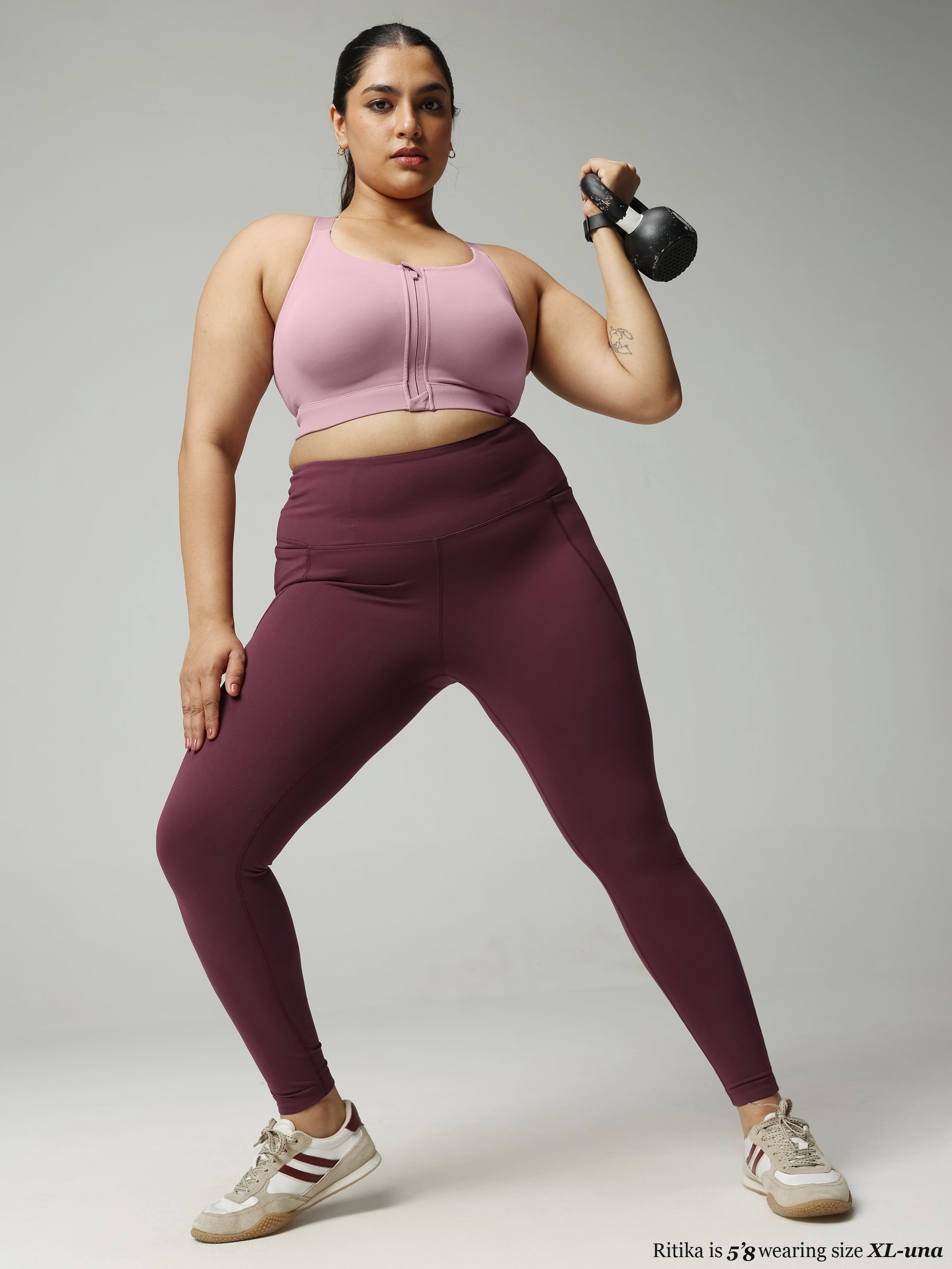 Zip-Up Sports Bra