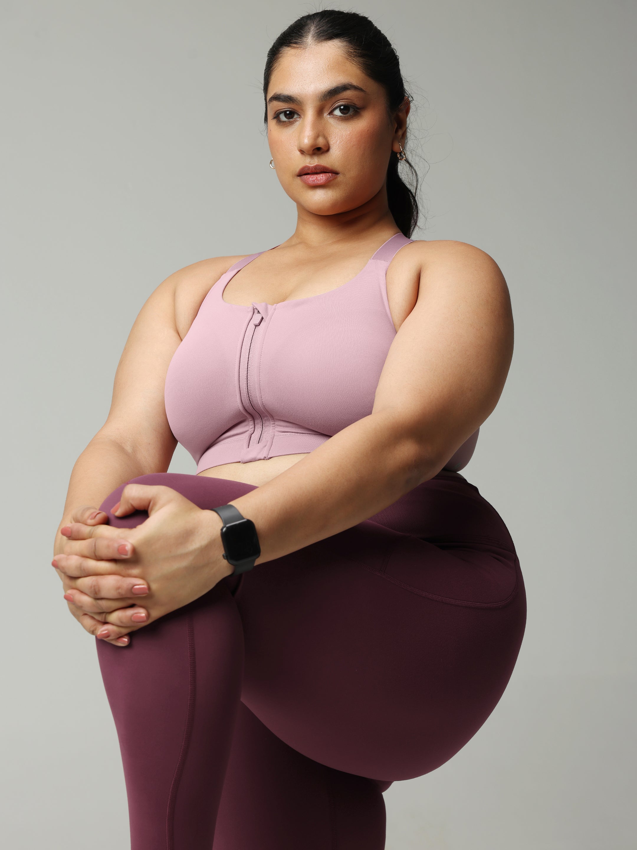 Zip-Up Sports Bra