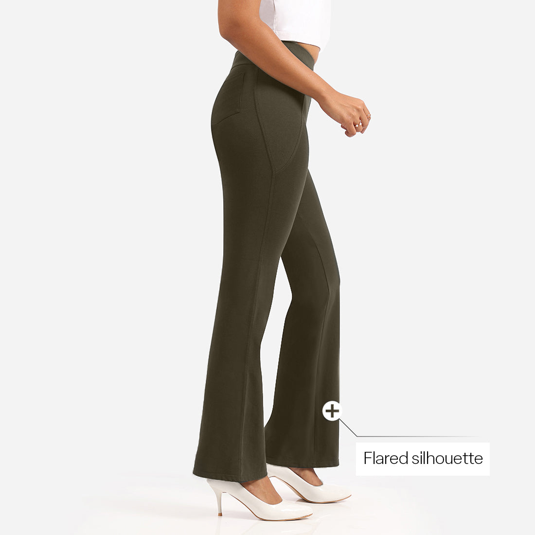 AM:PM Cotton Flare Pants Tall