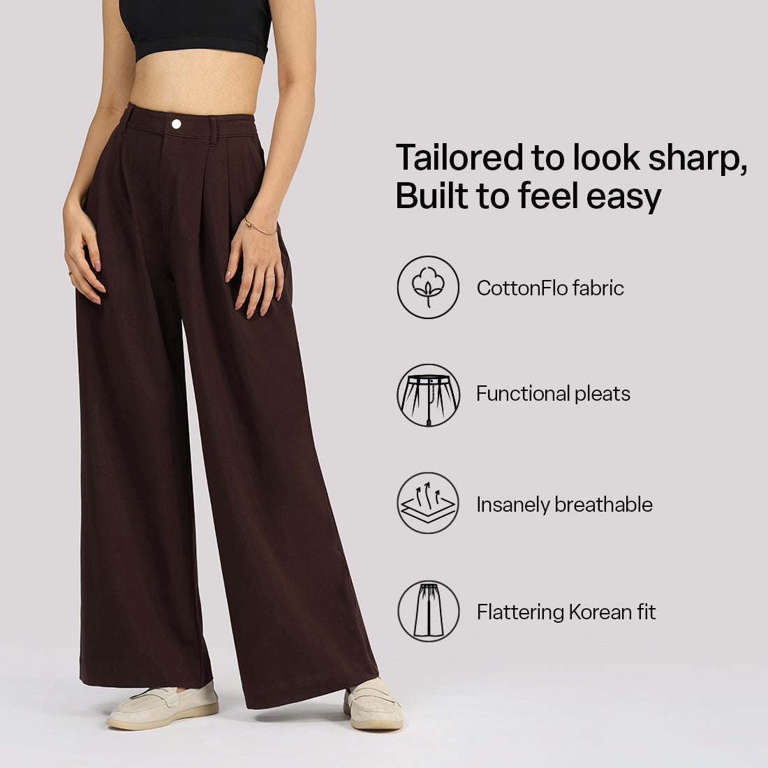 AM:PM Korean Tailored Trousers