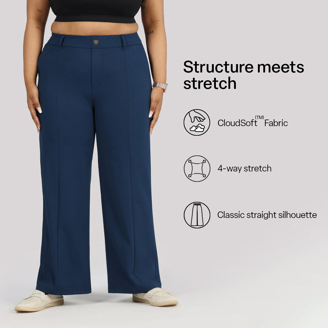 Ultimate Straight Tailored Trousers