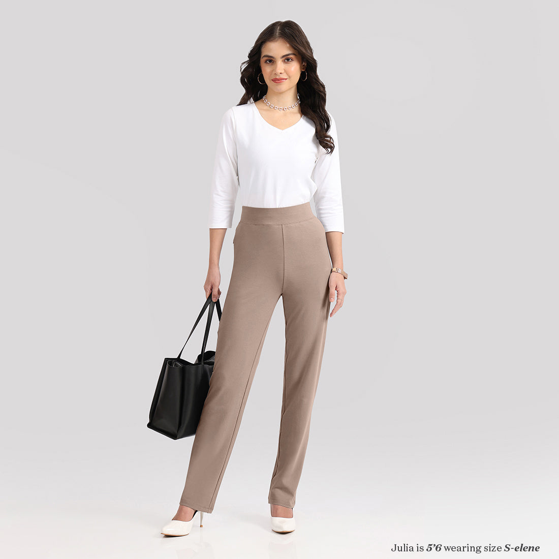 AM:PM Cotton Straight Pants