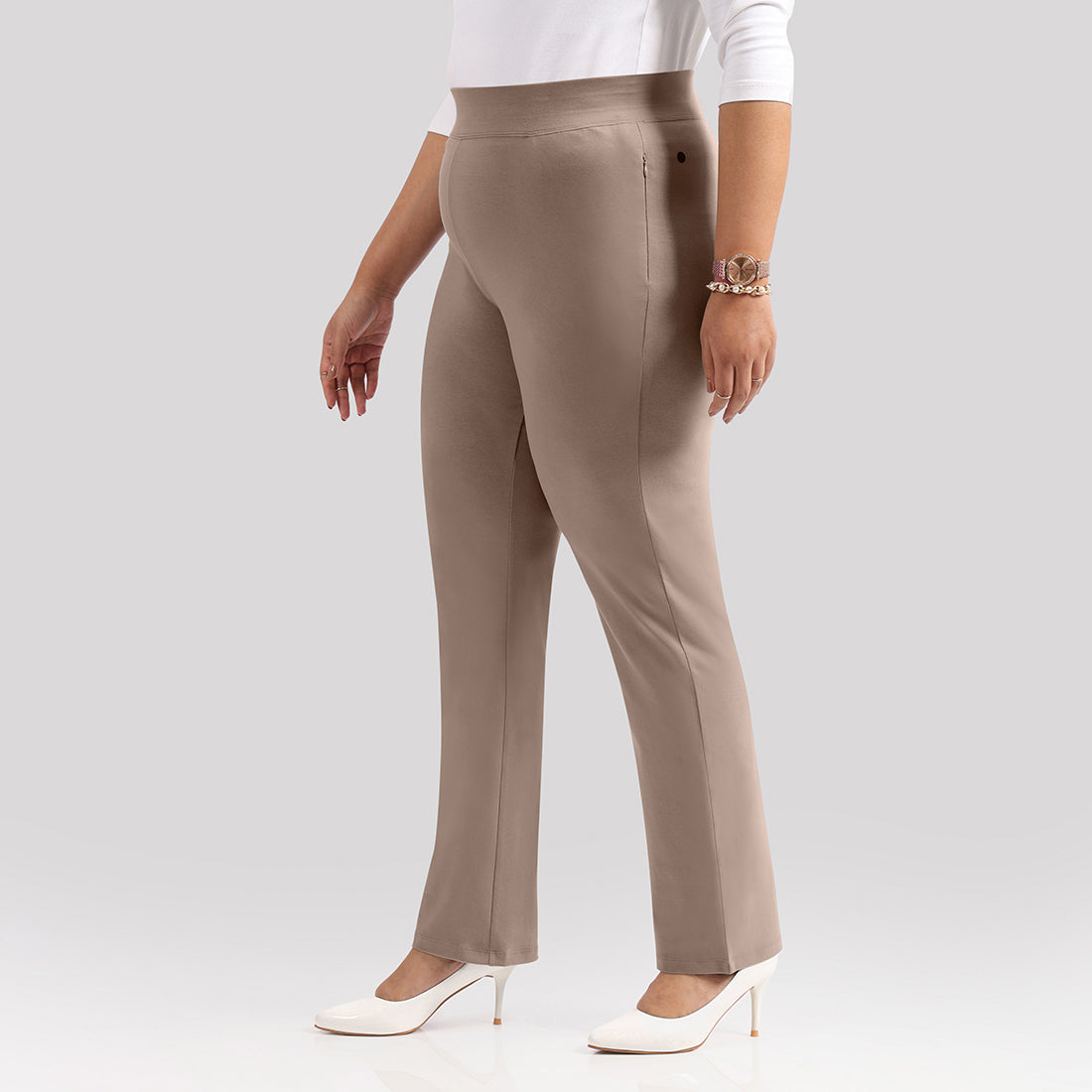 AM:PM Cotton Straight Pants