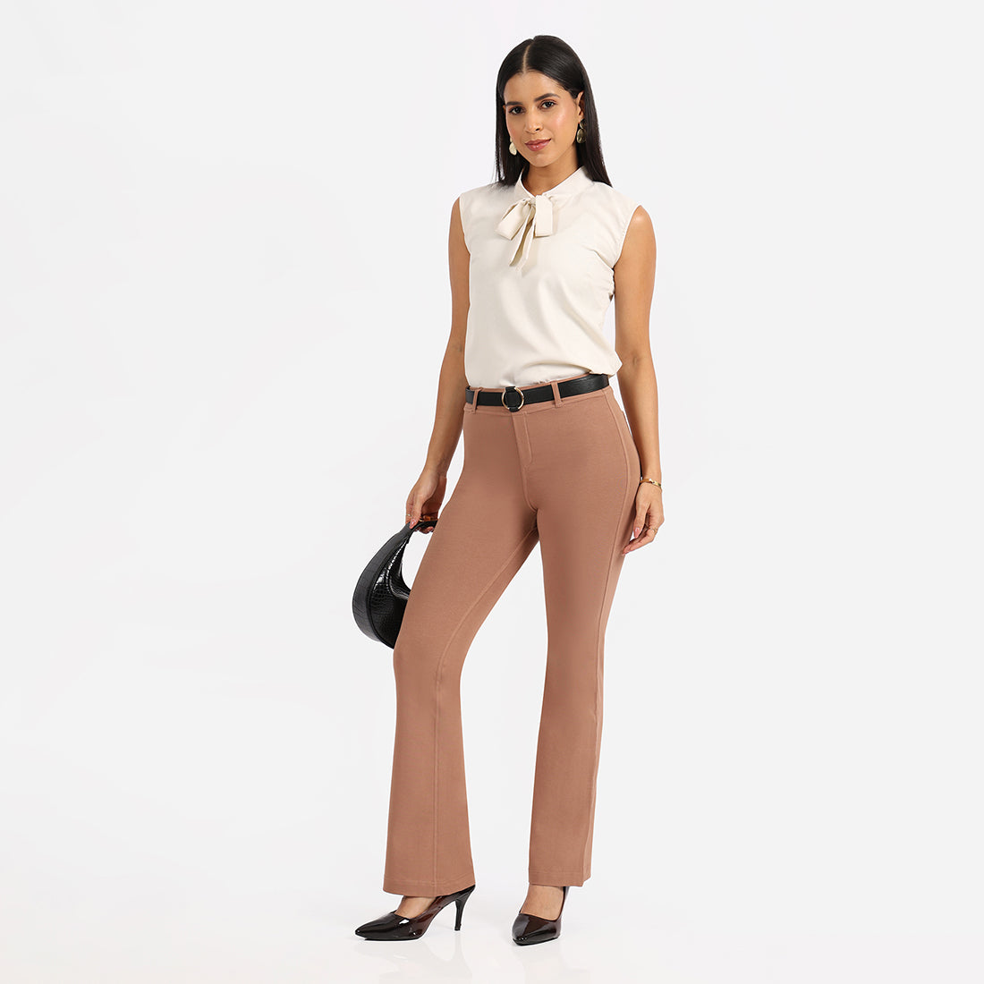 AM:PM Air Flare Trousers - Cotton