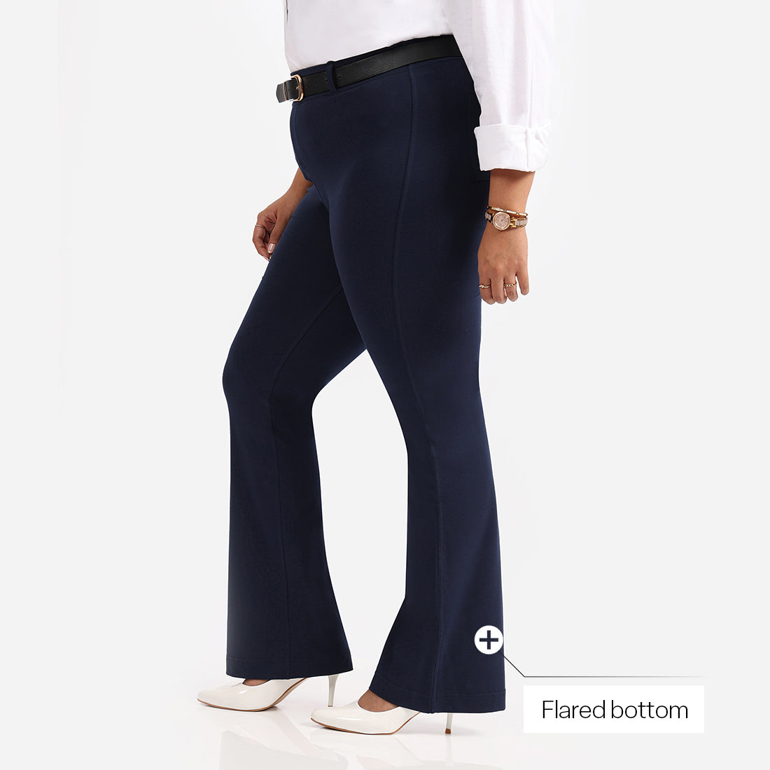 AM:PM Air Flare Trousers - Cotton