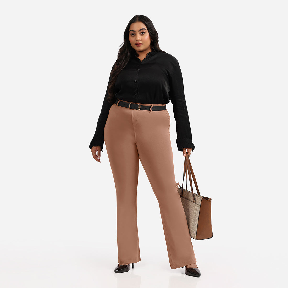 AM:PM Air Flare Trousers - Cotton