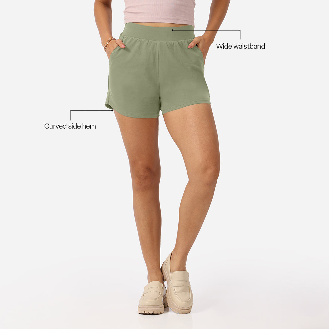 Groove-in Cotton Shorts