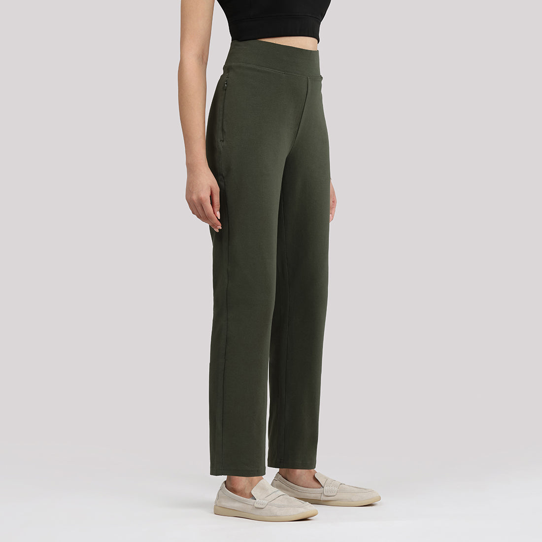 AM:PM Cotton Straight Pants Tall