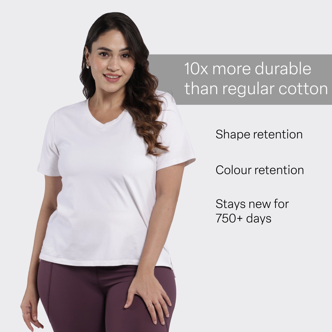 Last Tee - V Neck Half Sleeves - BlissClub