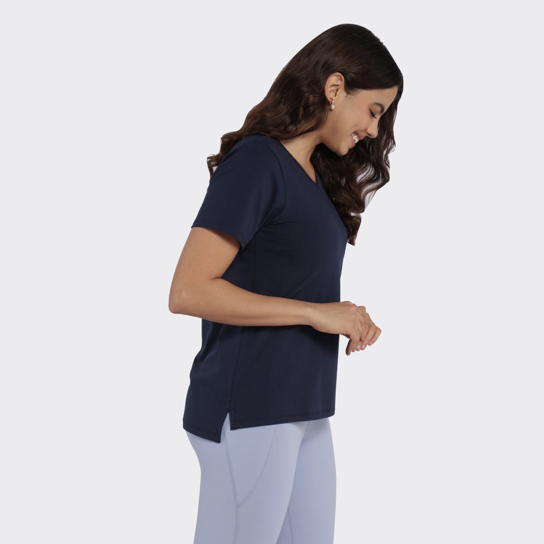 Last Tee - V Neck Half Sleeves - BlissClub