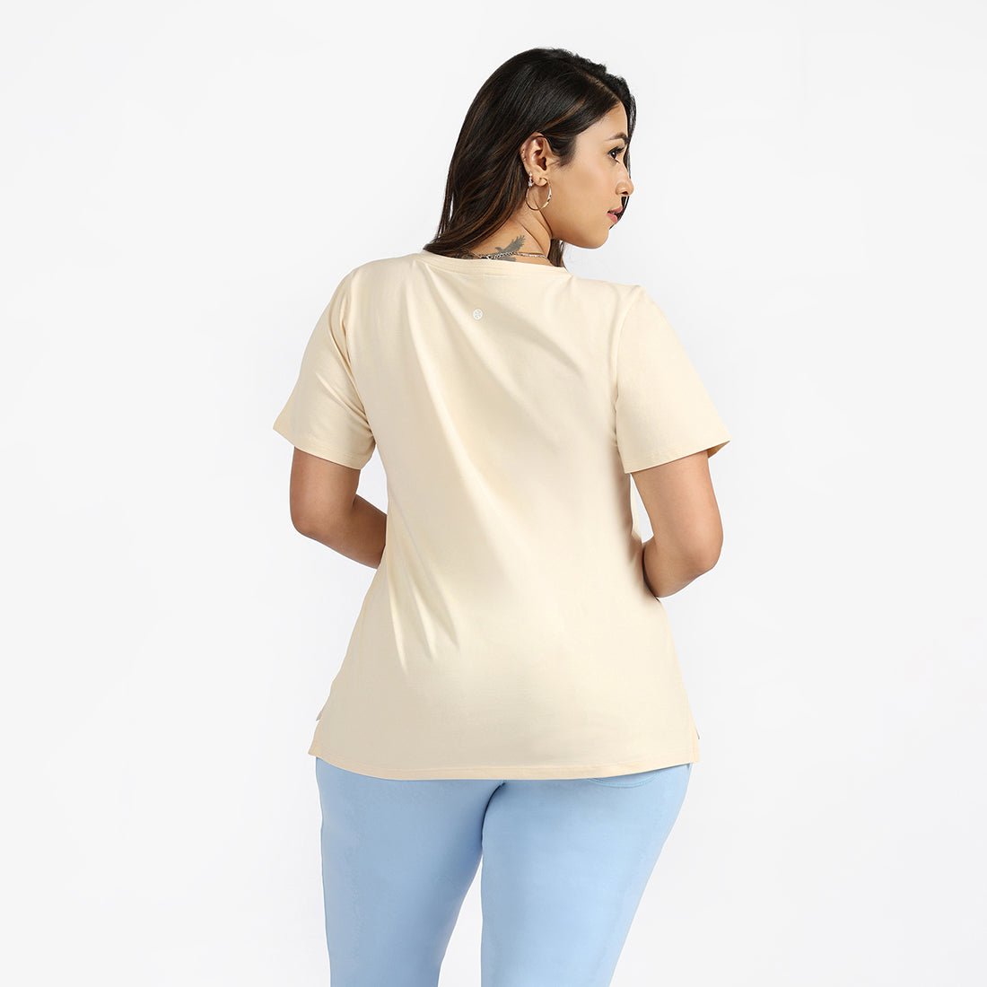 Last Tee - V Neck Half Sleeves - BlissClub